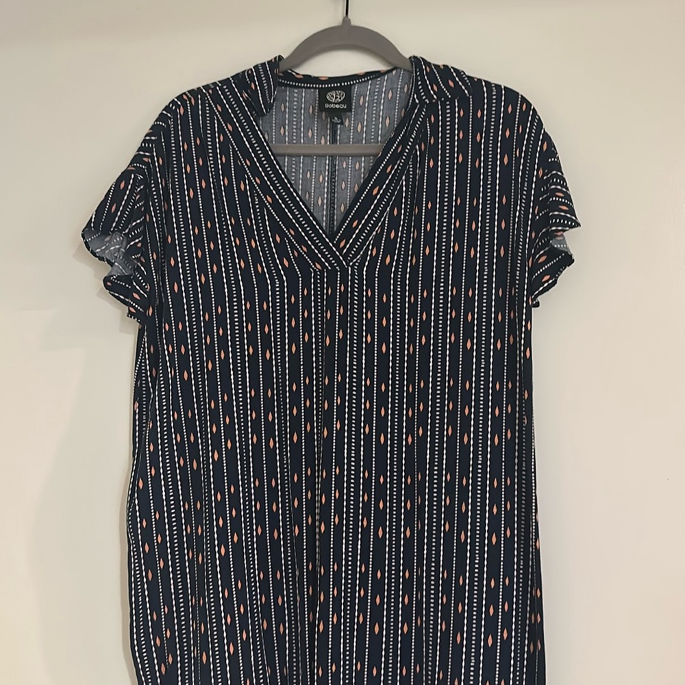 Multicolor tshirt dress